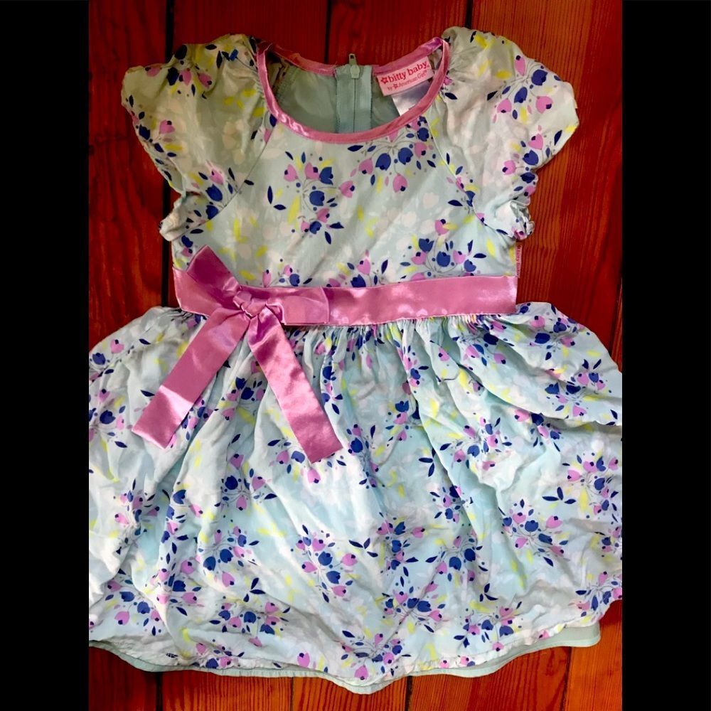 American Girl Sweet Spring Floral Bitty Baby Dress Like Your Doll Size 4T